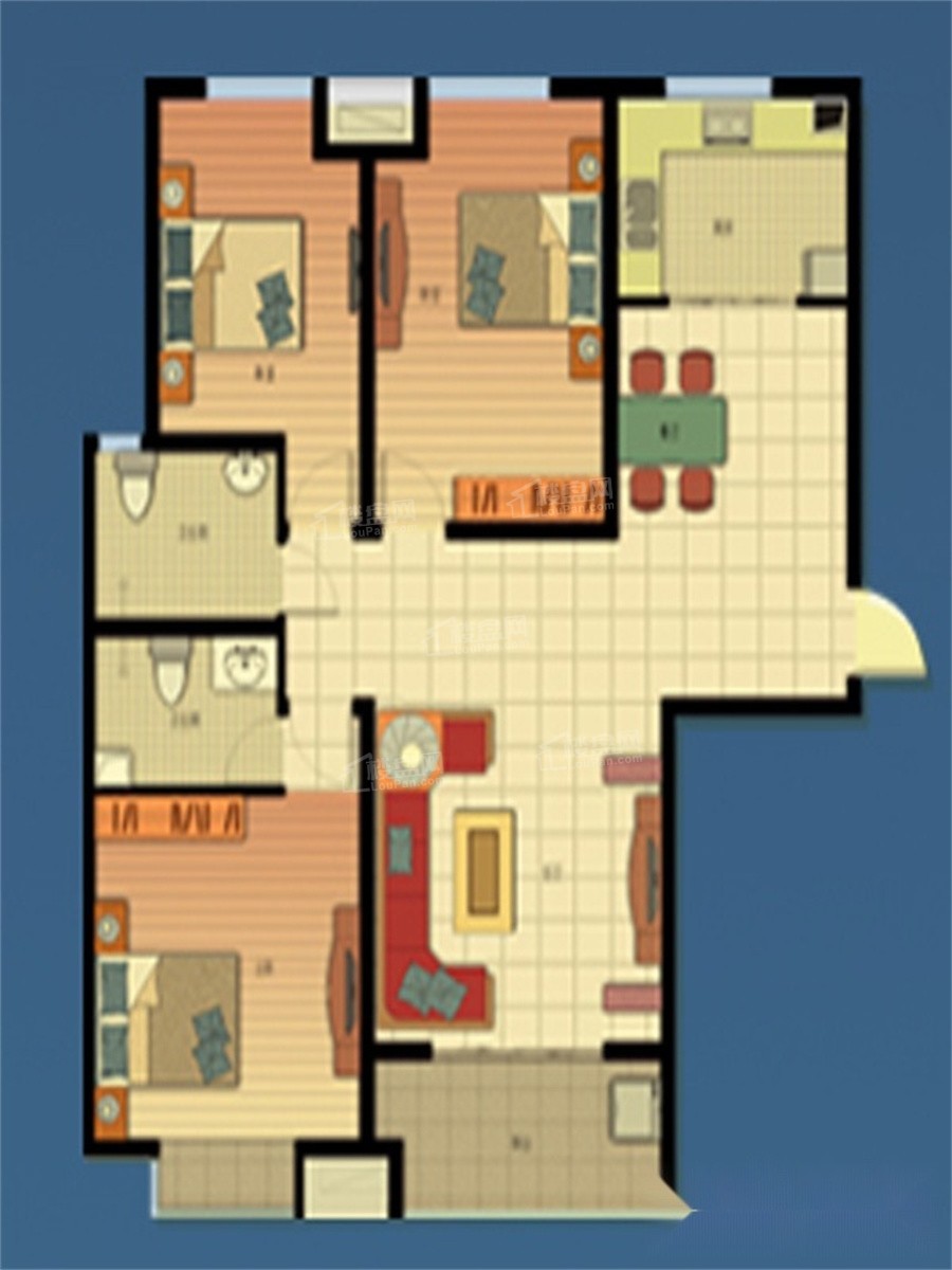 3室2厅2卫145平