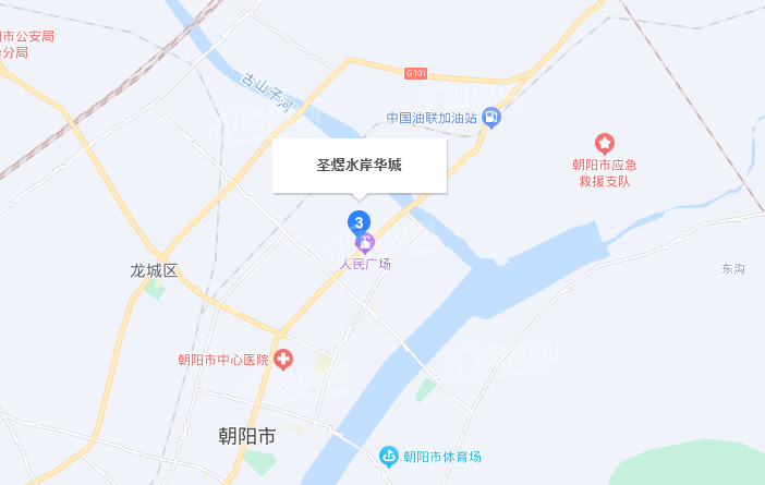 晟安·水岸华城位置图