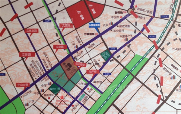 北京城之香山墅位置图