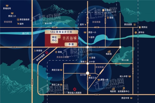 贵滨新城位置图