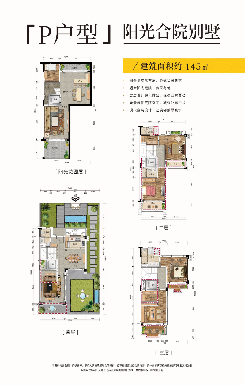 145㎡别墅户型