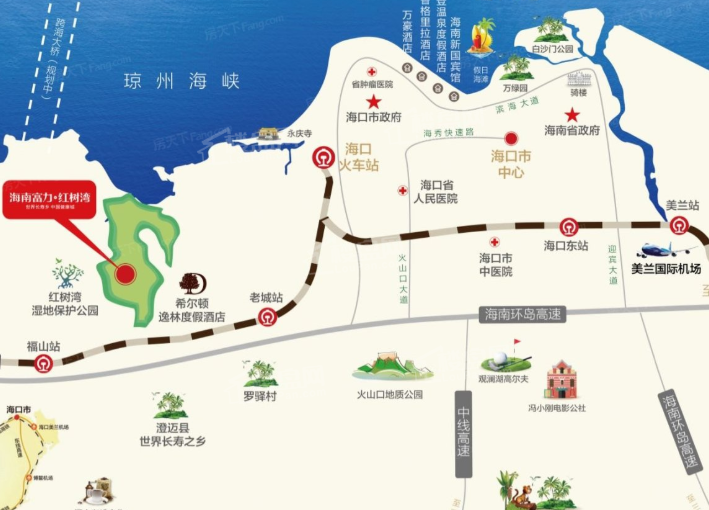 富力红树湾位置图