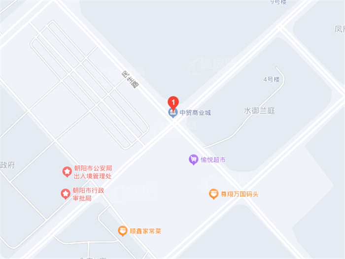 中贸商业城位置图