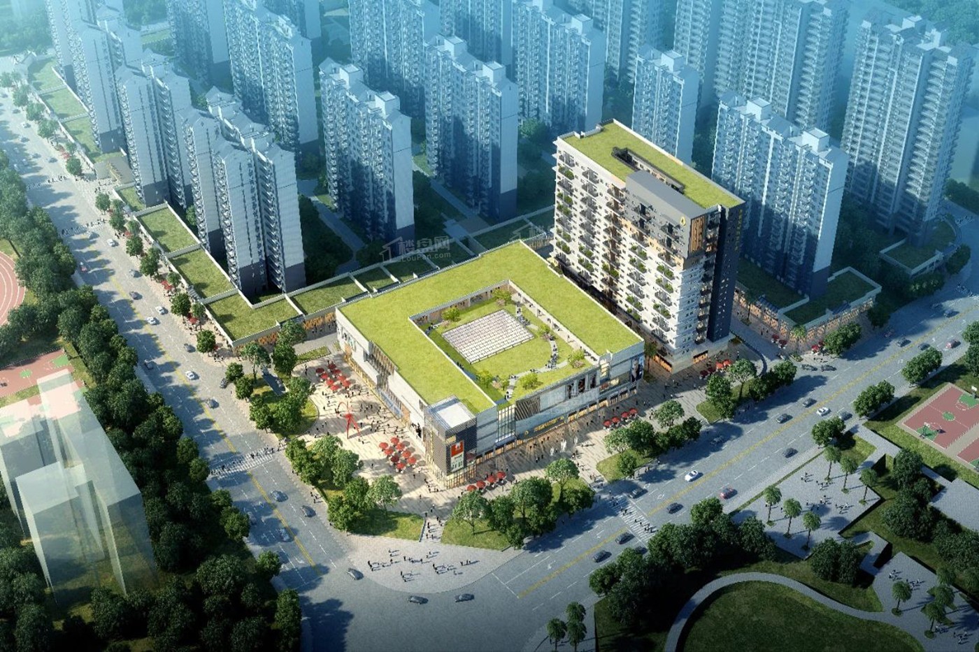 韶关丹霞新城效果图