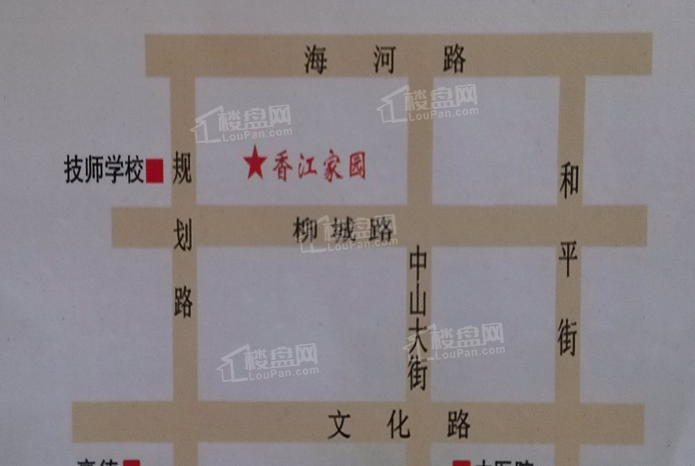 香江家园位置图