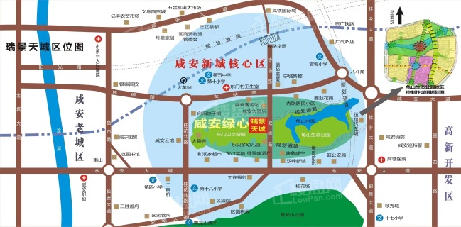瑞景天城位置图