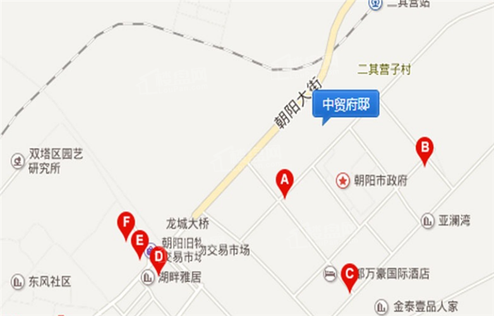 中贸府邸位置图