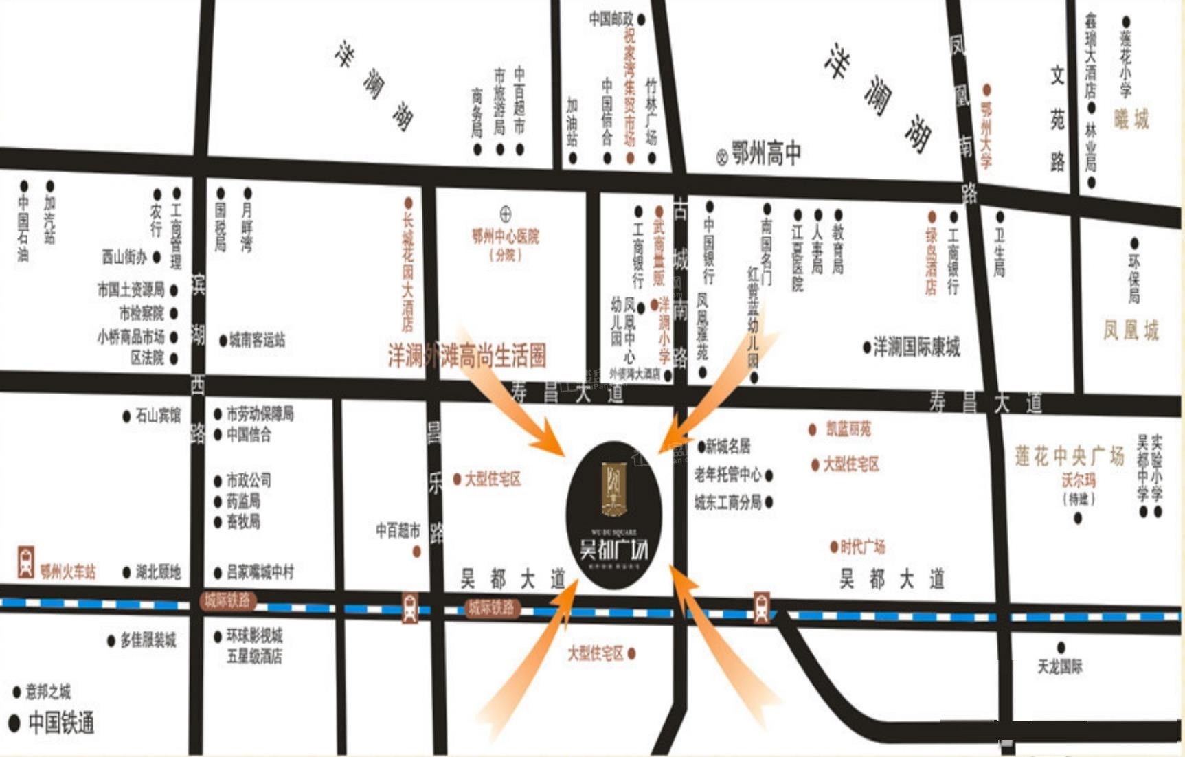 吴都广场位置图