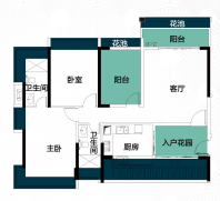 肇庆大旺润立华庭户型图113㎡322