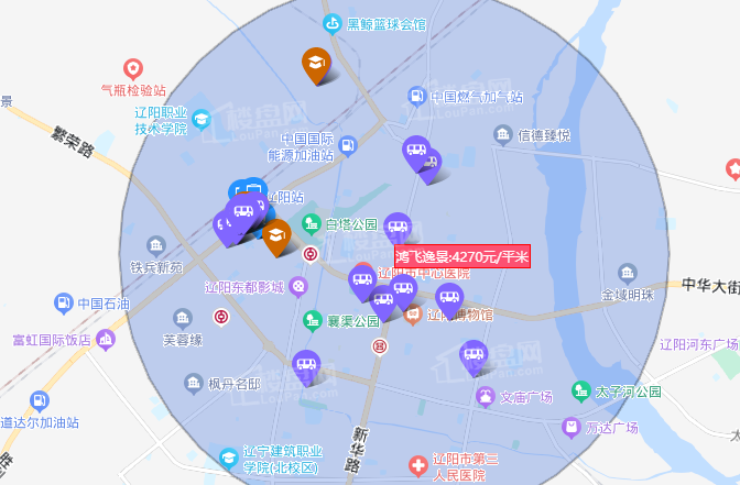 鸿飞逸景位置图