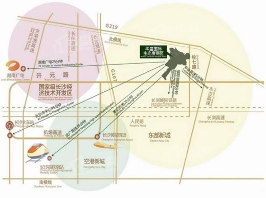 千鹭湖国际度假区位置图