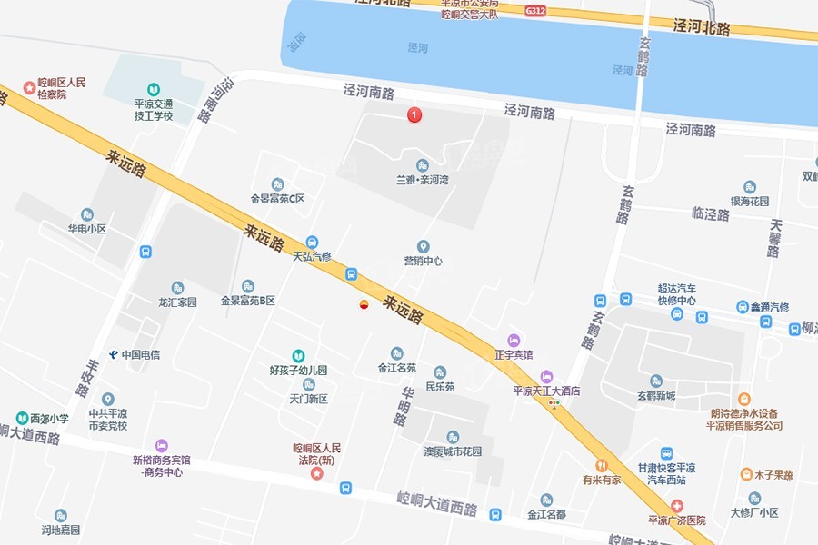 兰雅亲河湾位置图