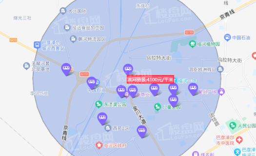 滨河丽景位置图