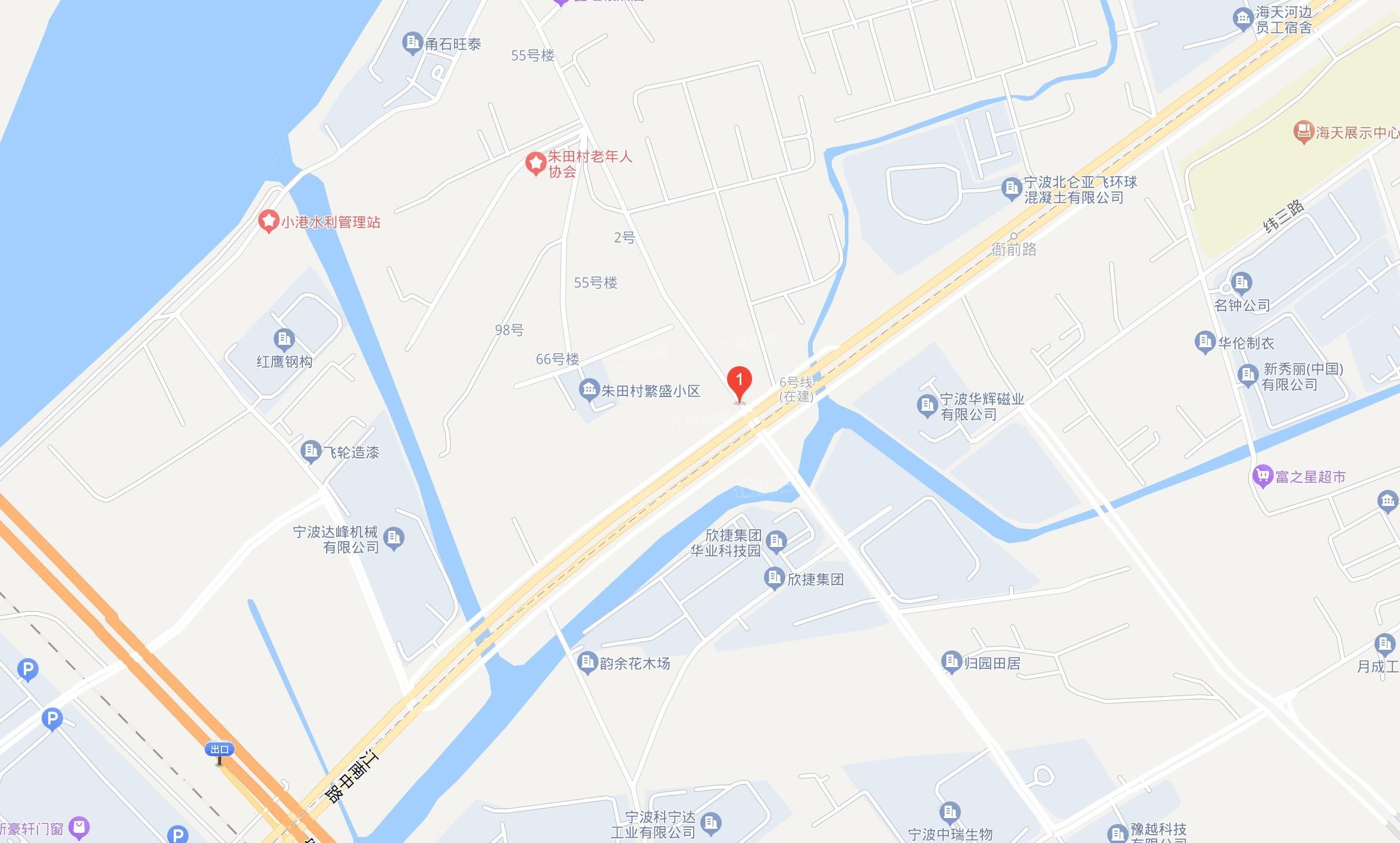 滨江天街·江与城位置概况