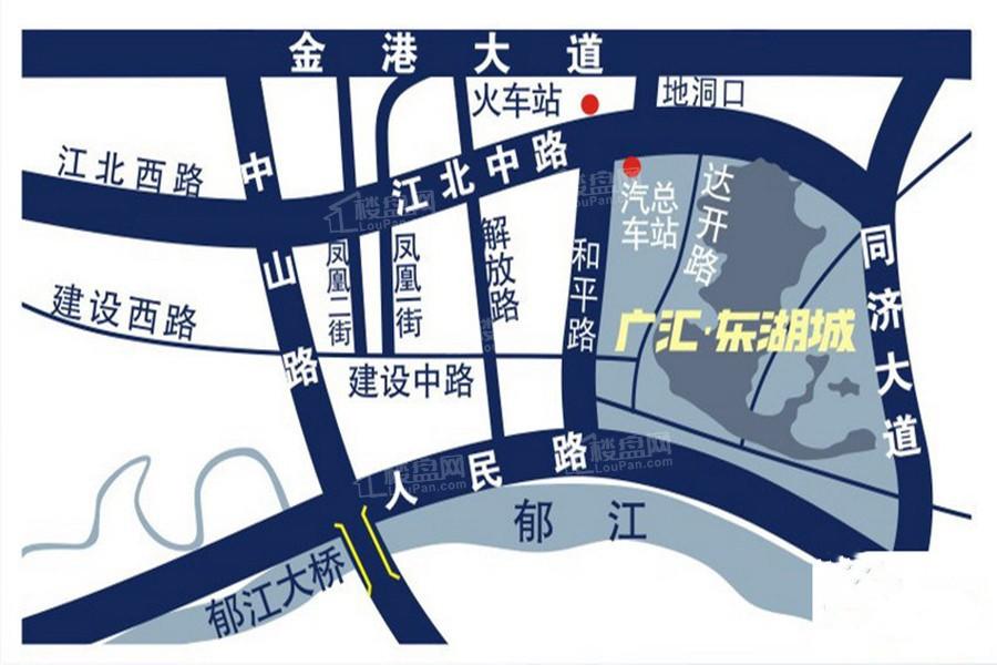 广汇·东湖城位置图