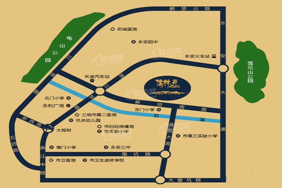 儒林苑位置图