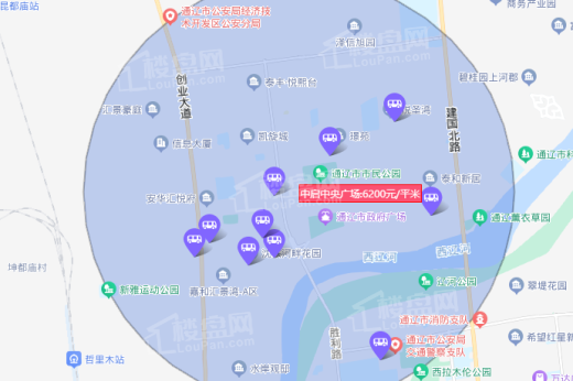 中启·中央广场位置图