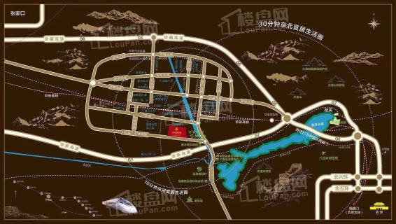 京北·中央公园位置图