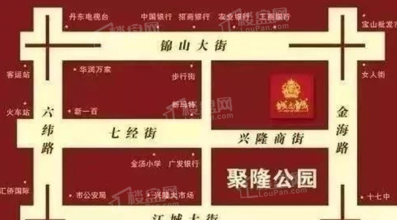 聚隆城尚城位置图