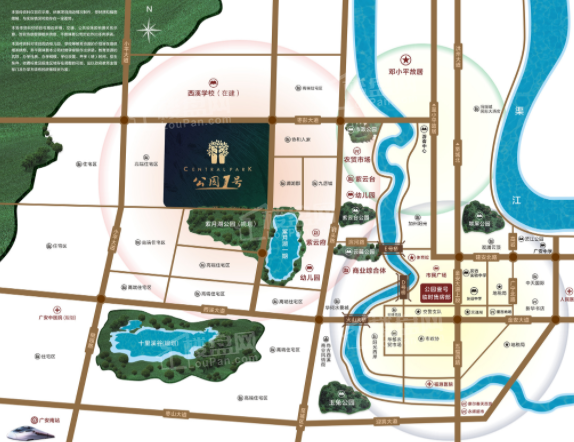 公园1号位置图