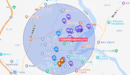 广发叁号·翠屏大观位置图