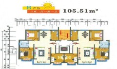 115.6平米-3室2厅1卫-115.6㎡