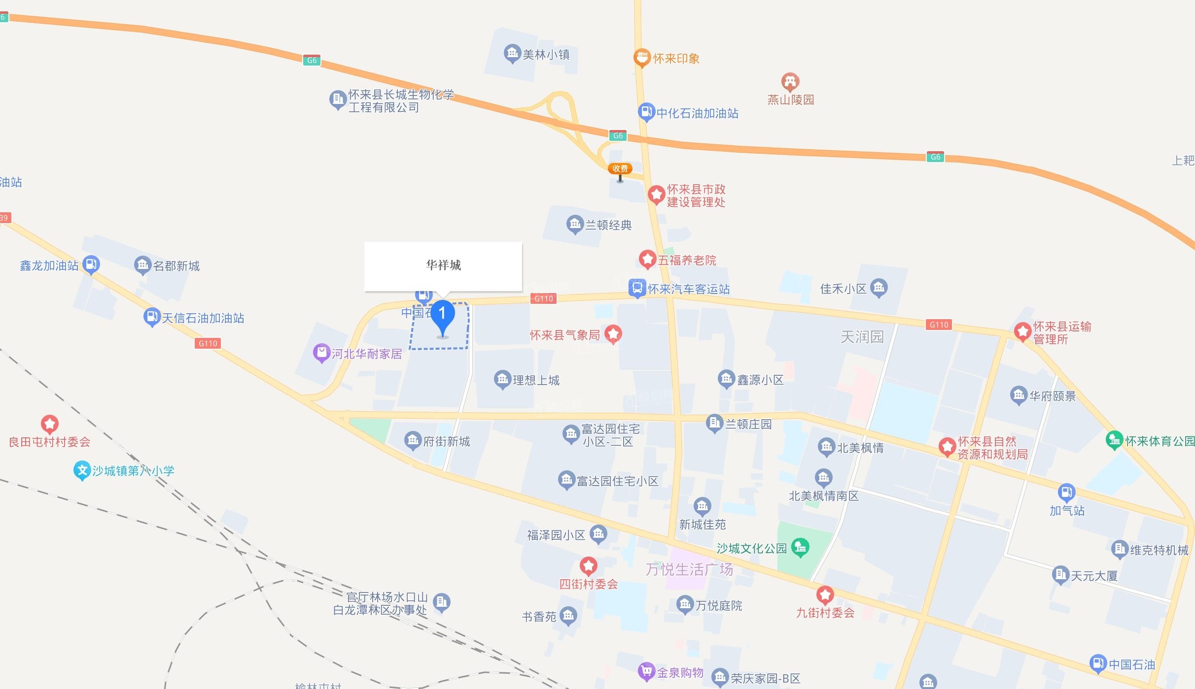 华祥城位置图
