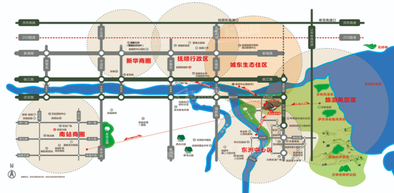 电建地产·海赋外滩·澋苑位置图