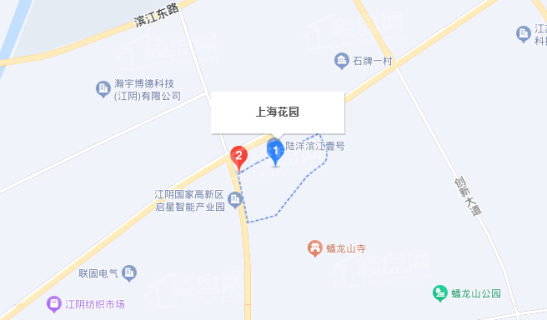 上海花园洋房位置图
