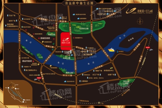 碧桂园江与城位置图