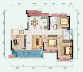 建面141.41平米