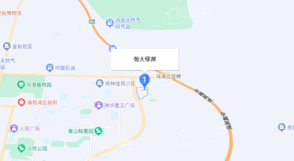 恒大绿洲位置图