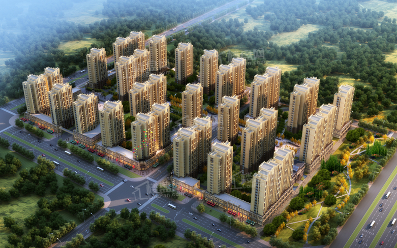 雁滩家园·萃英居效果图