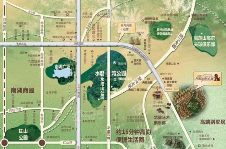 百商·托斯卡纳小城位置图