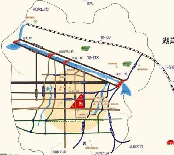 长江·湖岸小镇位置图