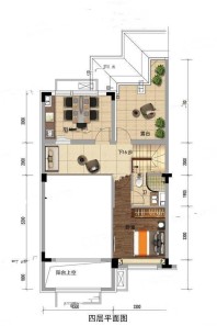 2室2厅2卫 建筑面积约135平