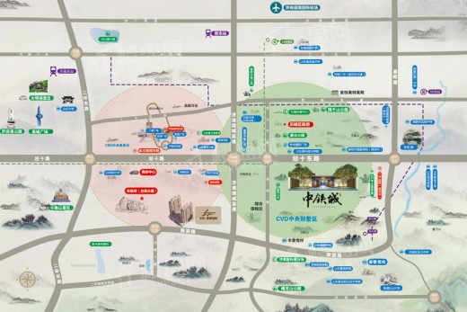 济南中铁城位置图