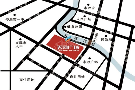 天河广场位置图