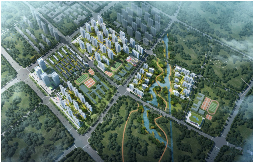 麓谷城市公园效果图