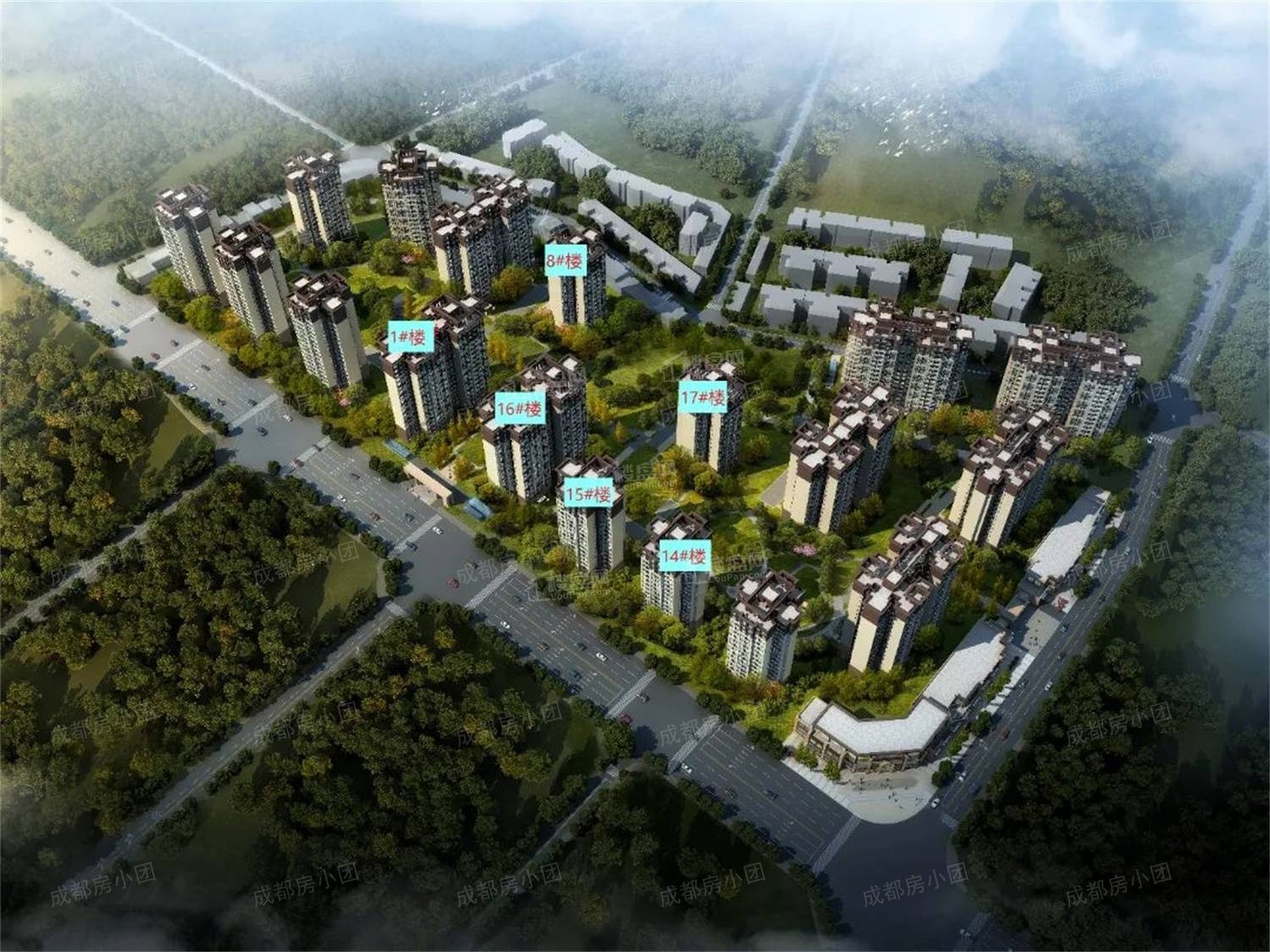 成都金沙湖畔效果图_实景图_样板间-成都楼盘网