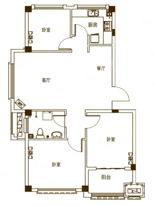 建面93.32平米