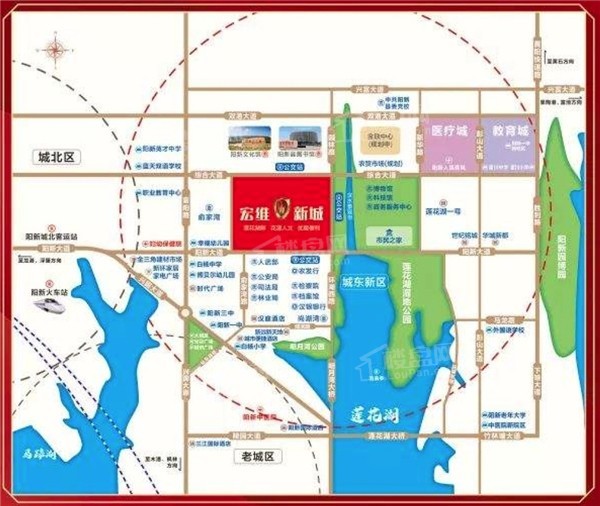 宏维新城位置图
