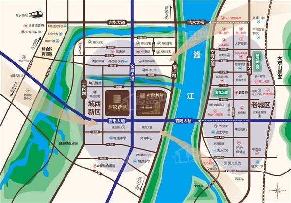 庐陵新城位置图