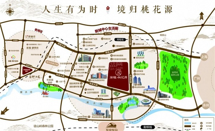 徐福桃花源位置图