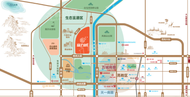 邢台富力城位置图