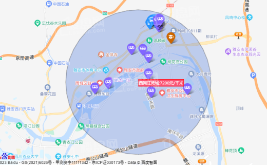 西部网信·江湾城位置图