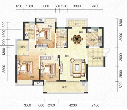 建面135.19平米