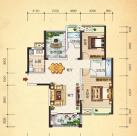 建面105.50平米