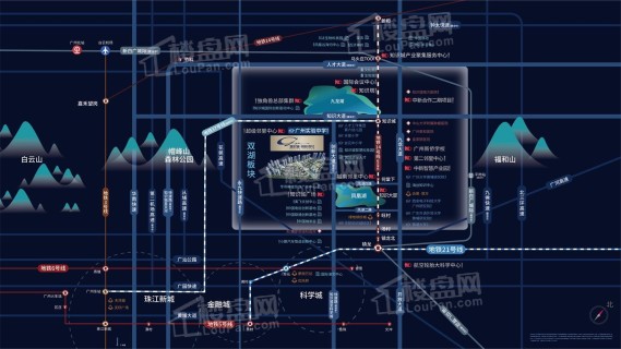 知识城·悦辰壹号位置图