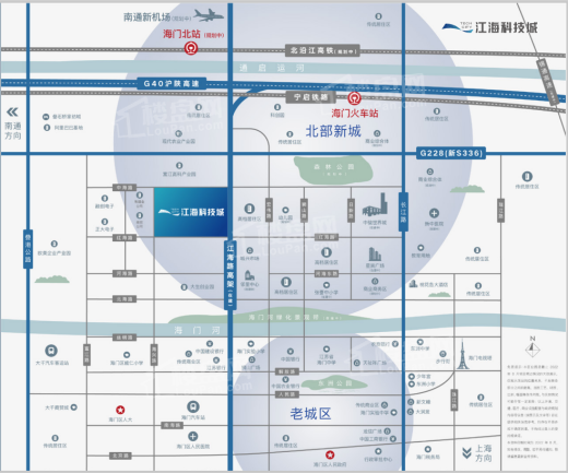 江海科技城位置图